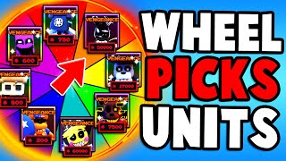 VENGEANCE Spin Wheel PICKS My Units In Five Nights TD… [upl. by Nunnery]