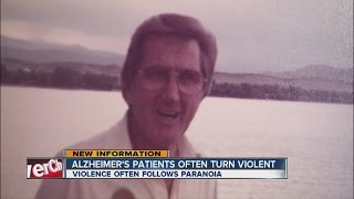 Wife of Alzheimers patient recalls violent behavior in latter stage [upl. by Lrae]