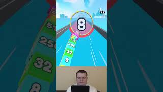 Jelly Tube Run 2048 ❗Level 30❗2048 games shorts [upl. by Dahsra]