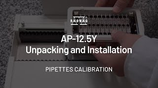 AP125Y Automatic Device for Multichannel Pipette Calibration – Unpacking amp Installation Tutorial [upl. by Sothena]