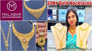 13Gm Starts💕Malabar Gold Necklace Designs amp PriceLight Weight Gold Necklace Designs With Price 2024 [upl. by Bridwell428]