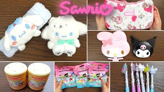 Huge Sanrio Unboxing Haul  opening blind bags mystery capsules stationery  more [upl. by Otilia]