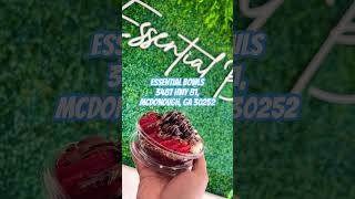 I tried the famous “Baewatch” bowl from Essential Bowls🔥foodie açaí mikebeeatin [upl. by Ddet]