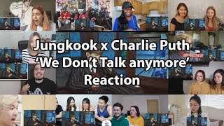 JungkookBTS amp Charlie Puth  WE DONT TALK ANYMORE quotReaction Mashupquot [upl. by Aronson]