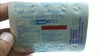 Met Xl 125 mg Tablet  Metoprolol Succinate Tablet  Met Xl 125mg Tablet Uses Benefit Dosage [upl. by Ahsemed]