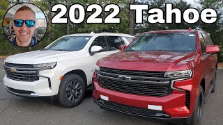 2022 Chevrolet Tahoe LT amp RST  Whats the difference [upl. by Nally]