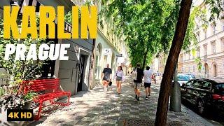 KARLIN Prague Czech Republic Walking Tour [upl. by Vincelette]