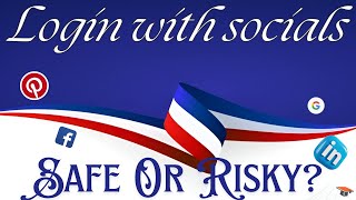 Login With Socials Safe Or Risky [upl. by Jacquette9]