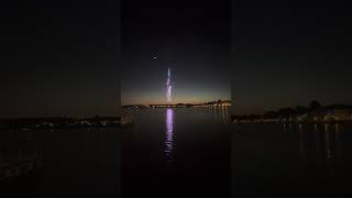 Drone show Disney Springs view from Hangar Bar [upl. by Eek]