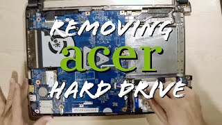 How to Remove Hard Drive from Acer Laptop [upl. by Evetta20]