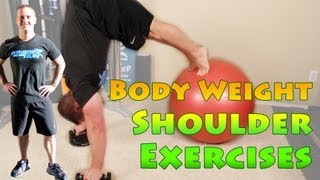 Body Weight Shoulder Exercises  Bodyweight Training Series [upl. by Murry]