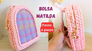 Mochila infantil em fio de malha Bolsa Matilda [upl. by Ymled]