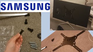 Problems mounting Samsung TV to the wall  watch this Wall Mount Adapters  Spacers TIP [upl. by Aliekahs]