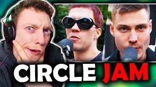 PRO Beatboxer REACTS to GBB23 CIRCLE JAM with TarasStanin heliumbeatbox [upl. by Figone809]