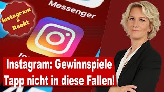 Gewinnspiele auf Instagram  Tappe nicht in diese Fallen [upl. by Naryt298]