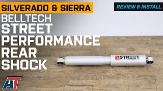 20072018 Silverado amp Sierra 1500 Belltech Street Performance Rear Shock Review amp Install [upl. by Notnats14]