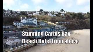 Stunning Carbis Bay Hotel and Beach from above [upl. by Nafri195]