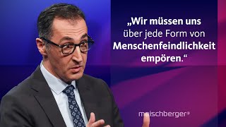 Cem Özdemir B’90Grüne über Migration Integration und den Druck auf seine Partei  maischberger [upl. by Aiciram]