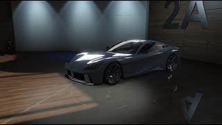 GTA V Online  Past DLC Vehicle Customization  Grotti Itali GTO Ferrari 812 Superfast [upl. by Barboza]