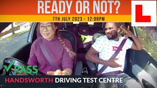 MOCK TEST  HANDSWORTH DRIVING TEST CENTRE 07072023 1208PM drivingtestvideo ojkenny [upl. by Aistek]