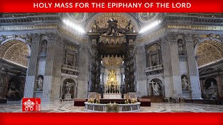 January 6 2024 Holy Mass for the Epiphany of the Lord Saint Peters Basilica  Pope Francis [upl. by Atinet]