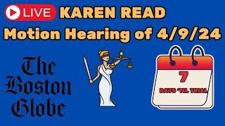 KAREN READ Boston Globe Moves to Unseal Court Docs Lets discuss amp watch the hearing LIVE [upl. by Fredi]