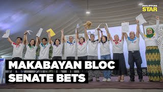 11 senatorial bets ng Makabayan bloc naghain na ng COC [upl. by Jillana]