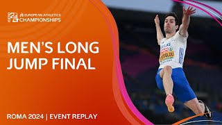 Tentoglou at his FINEST 👌 Mens long jump final replay  Roma 2024 [upl. by Haggar108]