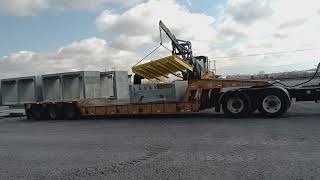 loading up a cattle guard cargando un guarda ganado [upl. by Ayaj207]