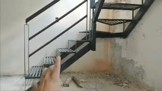 Como elaborar escalera con giro a 90° [upl. by Ayad912]