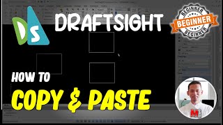 Draftsight How To Copy And Paste [upl. by Inar]