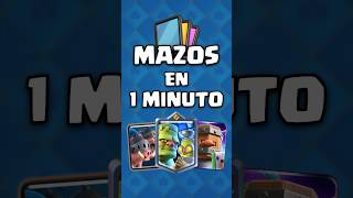 🐷¡MAZO con PUERCOS REALES y DUENDENSTEIN en 1 MINUTO🔩 clashroyale clashroyaledeck [upl. by Ocirred359]