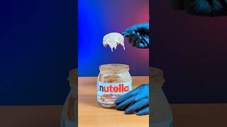 Nutella ice cream hack asmr shorts [upl. by Nonad228]