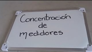 CONCENTRACIÓN DE MEDIDORES PARA CFE [upl. by Venable222]