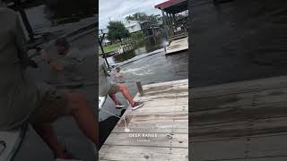 Redneck Mower Takes a Swim 🍻🚤 Lawn Care Gone Wrong [upl. by Nairda866]