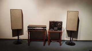 Neckermann HiFi Anlage von 1974  Lautsprecher Studio System Breitbandsystem [upl. by Niaz]