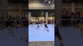 Volleyball Rally from Music City NOLA libero dmoon hustle [upl. by Auqenat]