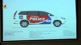 Modernization of Telangana Police  CM KCR finalizes logos for Police vehicles [upl. by Hawley]