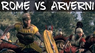 Total War Rome 2 Online Battle 174 Rome vs Arverni [upl. by Enaj]