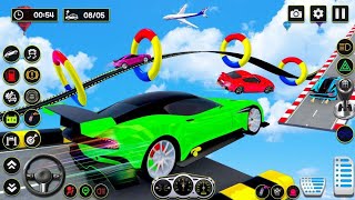 Impossible car stunt 🤘💥 Crazy car stunt games 🔥 level 2425crazycarstunt [upl. by Shieh]