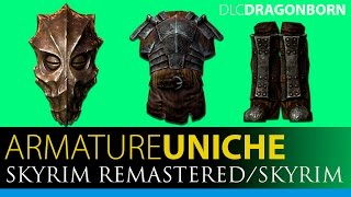 SKYRIM  Armature Uniche AHZIDAL ARMATURA DI AHZIDAL DLC Dragonborn [upl. by Itnahsa]