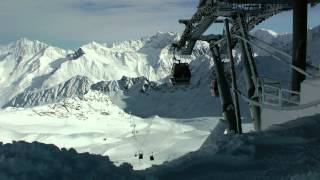 Wintercamping KAUNERTAL 4 2013  Clip 4 Der SONNENGLETSCHER unser Wintersportparadies [upl. by Ettenad958]