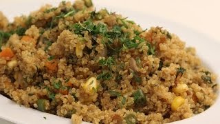 Quinoa and Mixed Vegetable Pulao  Sanjeev Kapoor Khazana [upl. by Lahsiv]