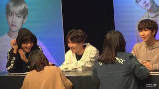 180408 25 BTS Puma Turin fansign 4K JHope focus [upl. by Salomie]