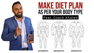 Make Diet Plan As Per Your Body Type Ft Coach Khaled [upl. by Eeznyl]