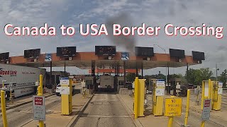 Crossing from Canada to USA is always easy for us [upl. by Immot]