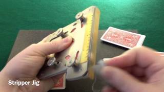 Stripper Jig Card Trimmer in Use [upl. by Carole]