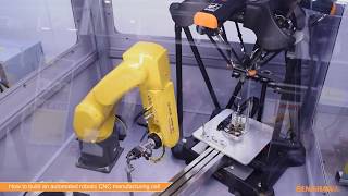 Renishaw  How to build an automated robotic CNC manufacturing cell with Equator gauging system [upl. by Hapte]