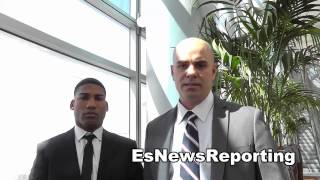 Yuriorkis Gamboa on fighting mikey garcia EsNews Boxing [upl. by Eshelman]