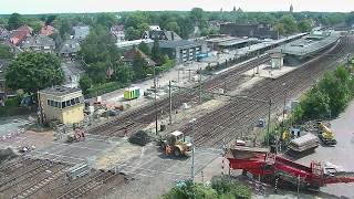 Timelapse spoorvernieuwing NaardenBussum [upl. by Ellynn]